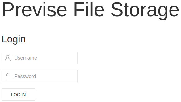 Previse File Storage